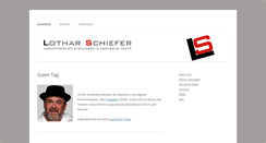 Desktop Screenshot of lothar-schiefer.de