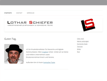 Tablet Screenshot of lothar-schiefer.de